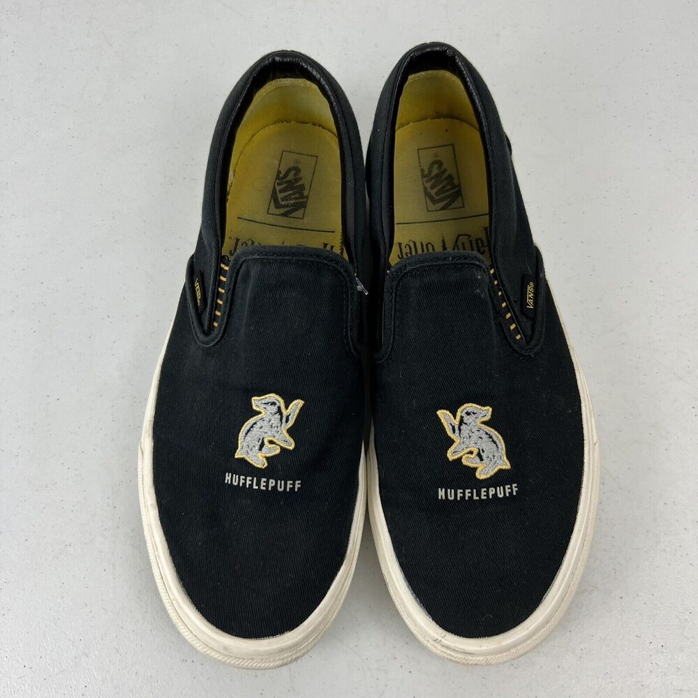 Vans X Harry Potter Hufflepuff Slip On Shoes Mens Size 8.5 Womens Size 10